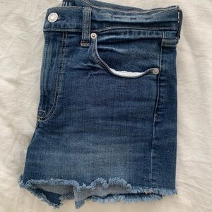 gap denim shorts